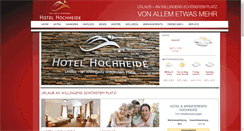 Desktop Screenshot of hochheide.com