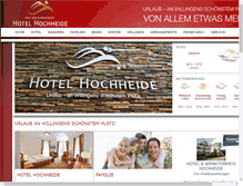 Tablet Screenshot of hochheide.com